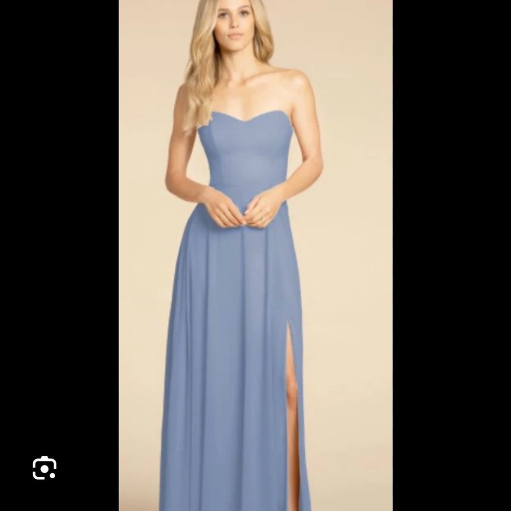 Hayley Paige Bridesmaid Dress Size XS/0 Cornflower Blue